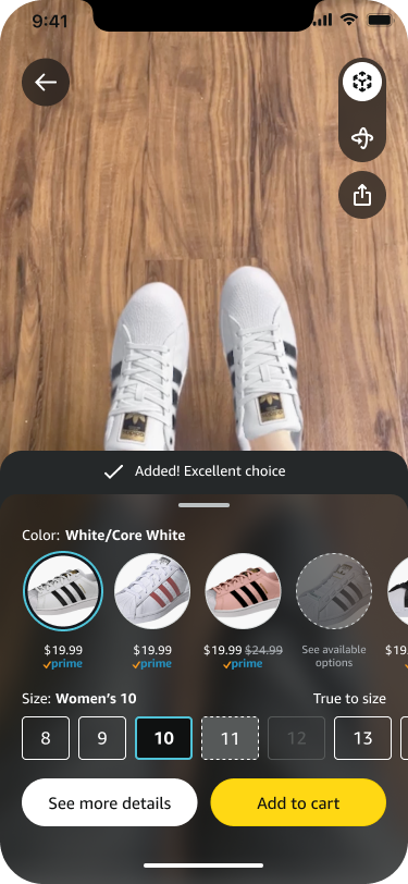 Optimized AR rendering performance