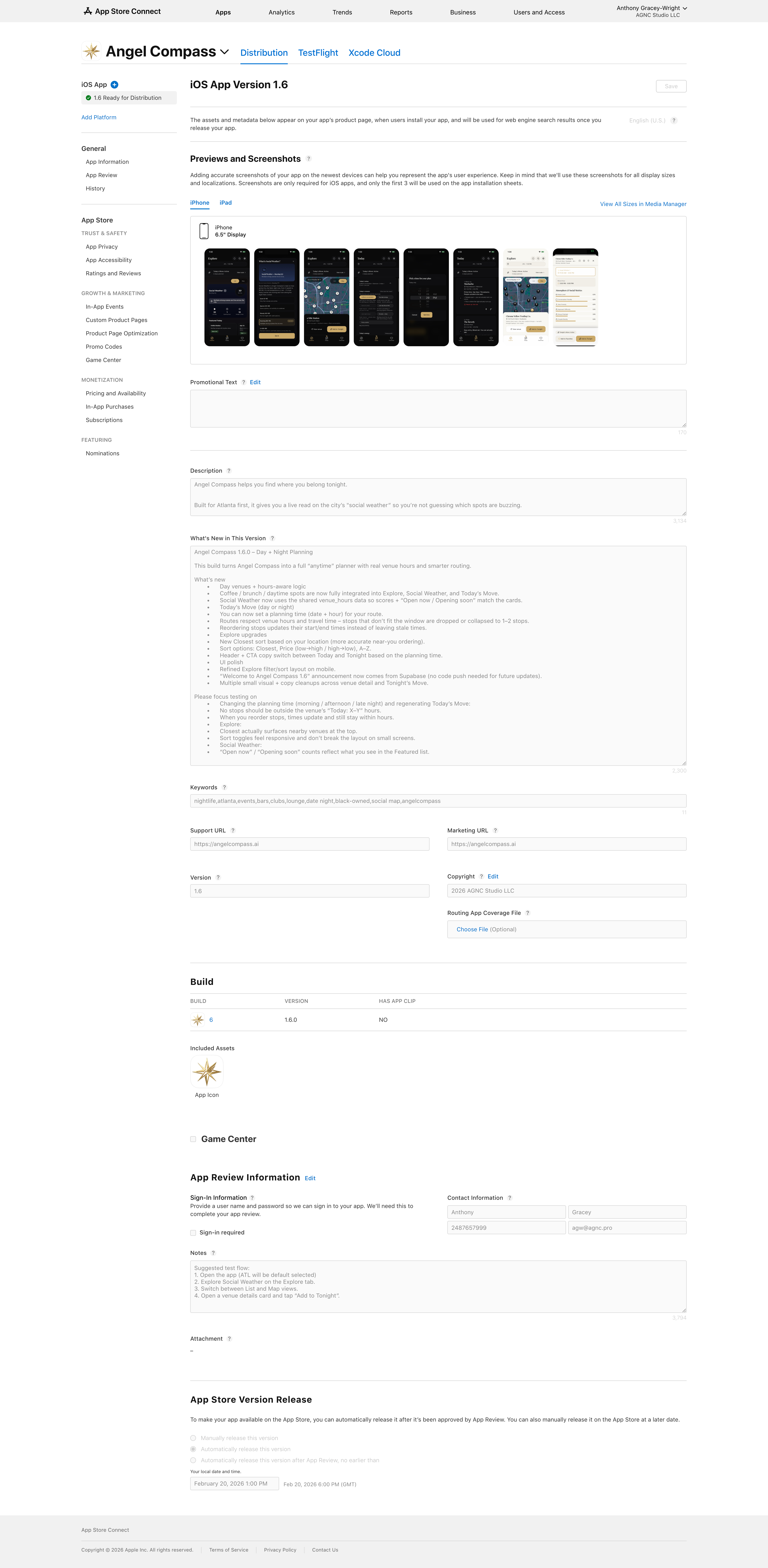 App Store Connect Build Submission Proof